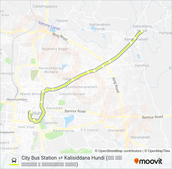 110 Bus Line Map
