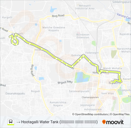 115 Bus Line Map