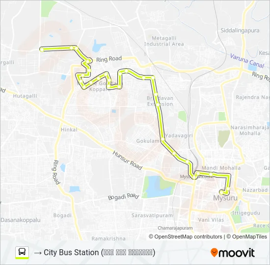 116 Bus Line Map
