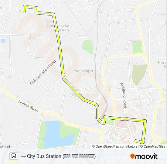 118 bus Line Map