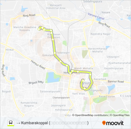 118 Bus Line Map