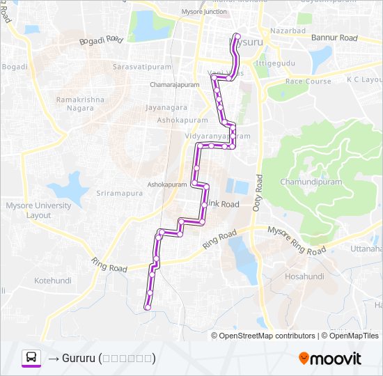 11A Bus Line Map