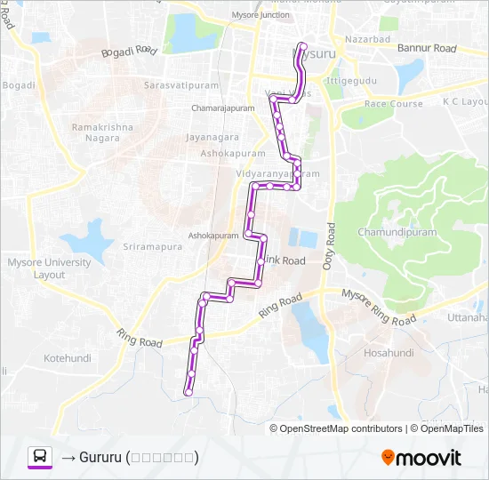 11A Bus Line Map
