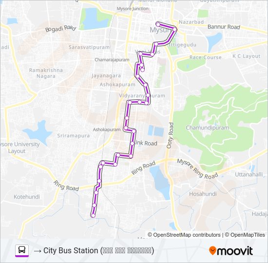 11A Bus Line Map