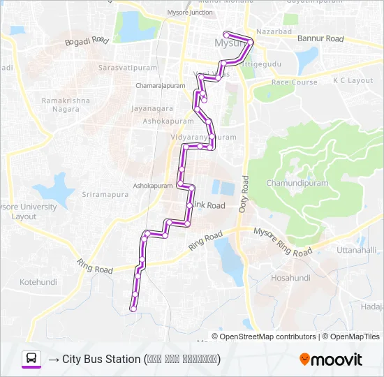 11A Bus Line Map