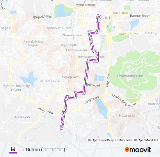11D Bus Line Map