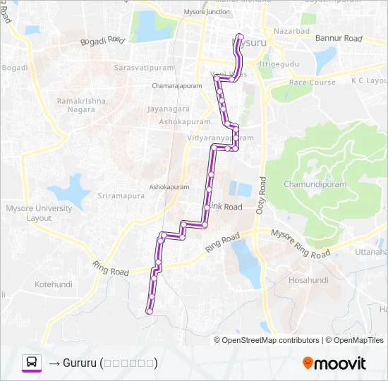 11D Bus Line Map