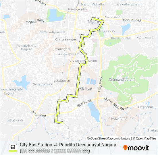 11P bus Line Map