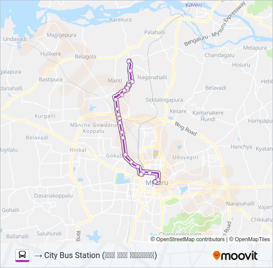 120 Bus Line Map