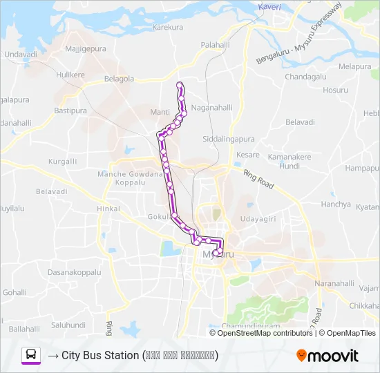 120 Bus Line Map