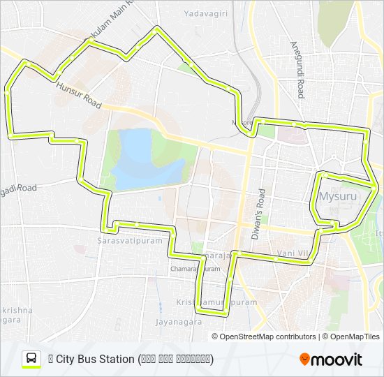 130 bus Line Map