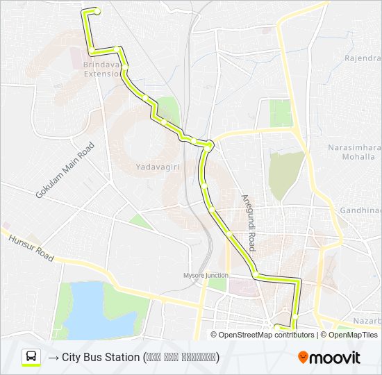 133 Bus Line Map