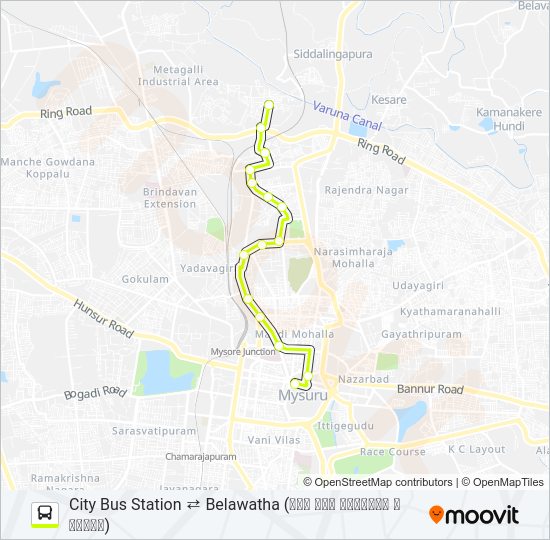 150 Bus Line Map