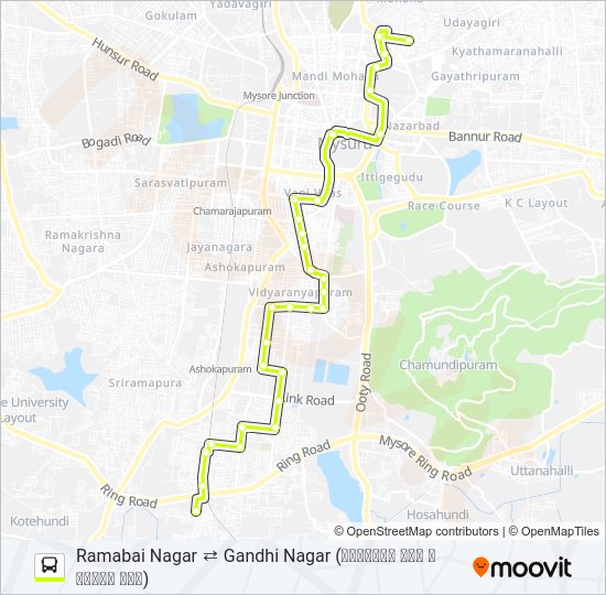 155 Bus Line Map