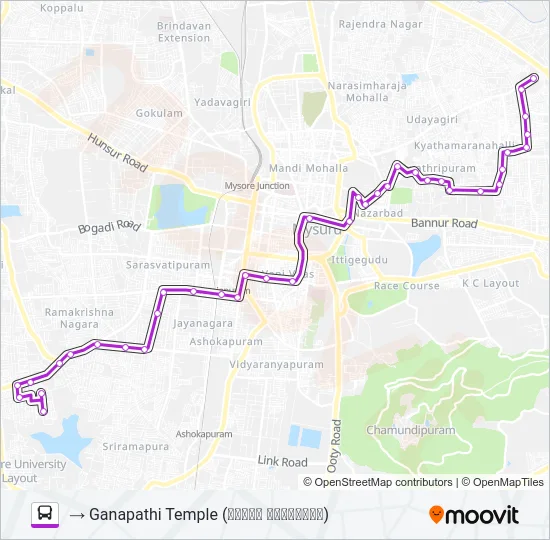 162 Bus Line Map