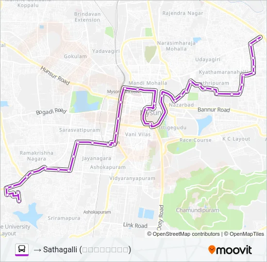 162 Bus Line Map