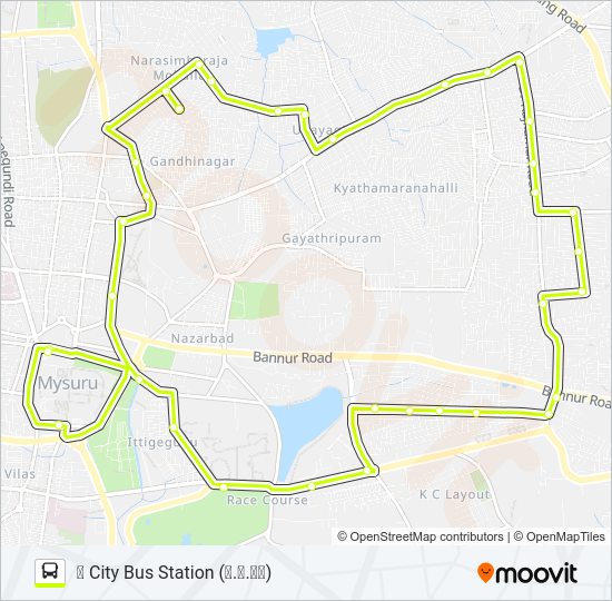 199 Bus Line Map