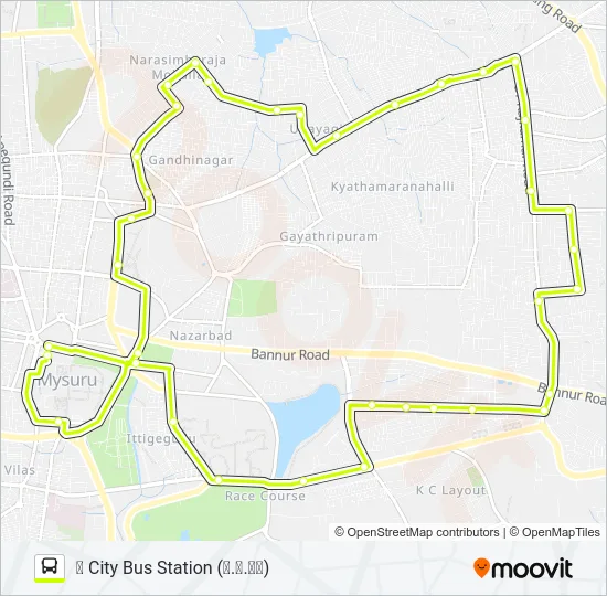 200 Bus Line Map