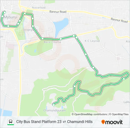 201 Bus Line Map