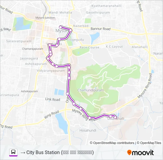 203 Bus Line Map
