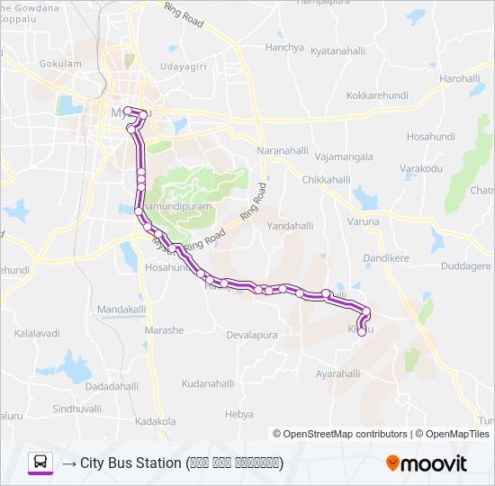 204 Bus Line Map