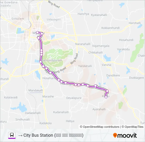 204 Bus Line Map