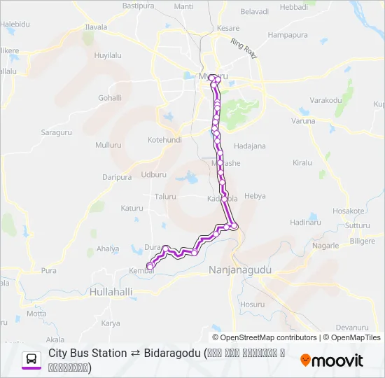 212 Bus Line Map