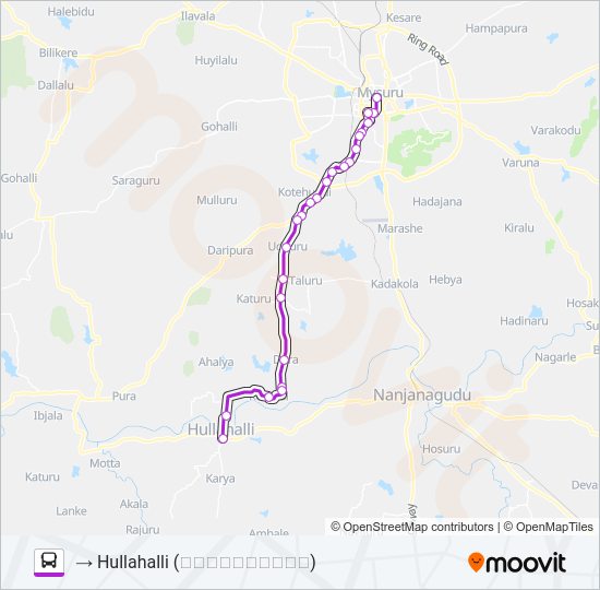 220 bus Line Map