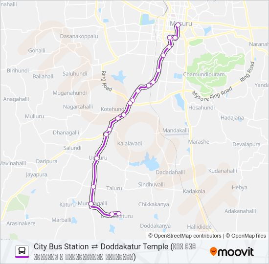 221 Bus Line Map