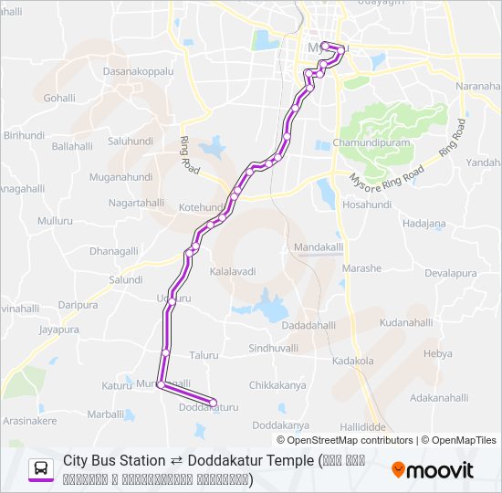 221 Bus Line Map
