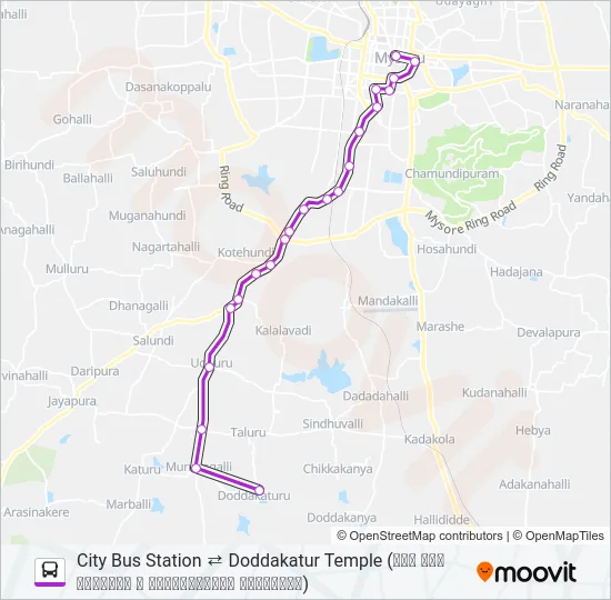 221 Bus Line Map