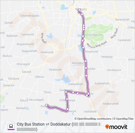 223 Bus Line Map