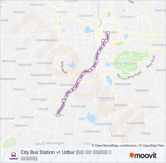 227 Bus Line Map
