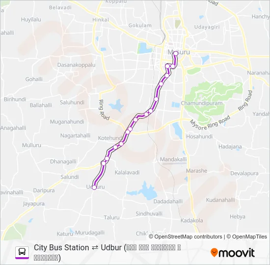 227 Bus Line Map
