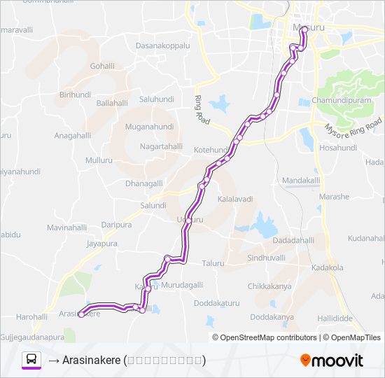 230 bus Line Map