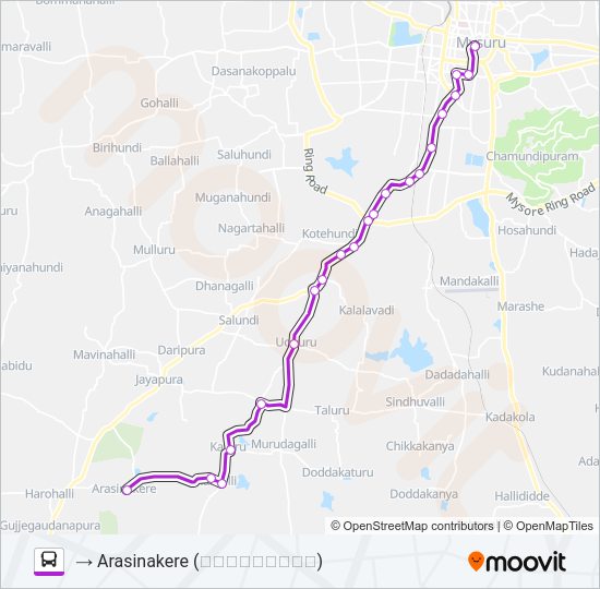 230 Bus Line Map