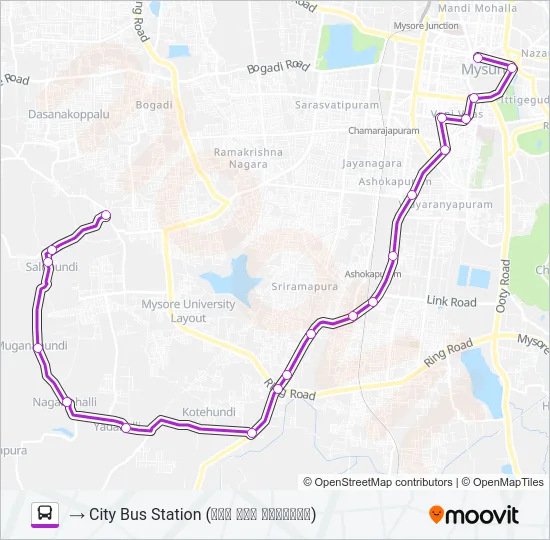 237 Bus Line Map