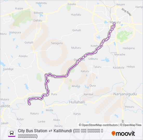 240 bus Line Map