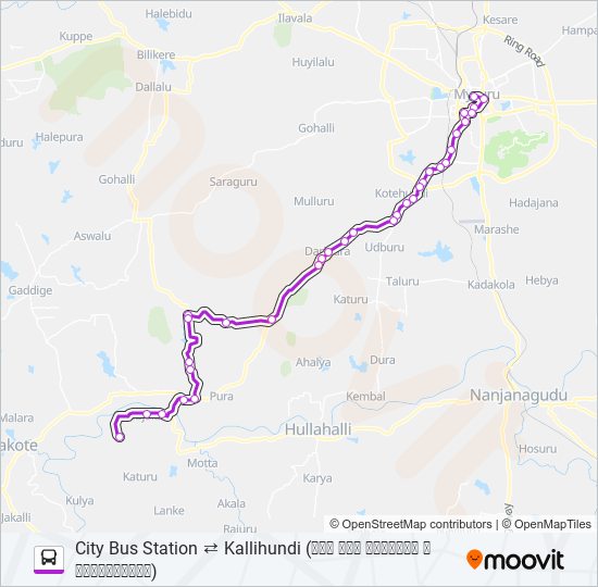 240 bus Line Map