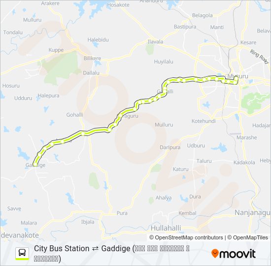 245 Bus Line Map