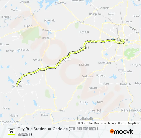 245 Bus Line Map