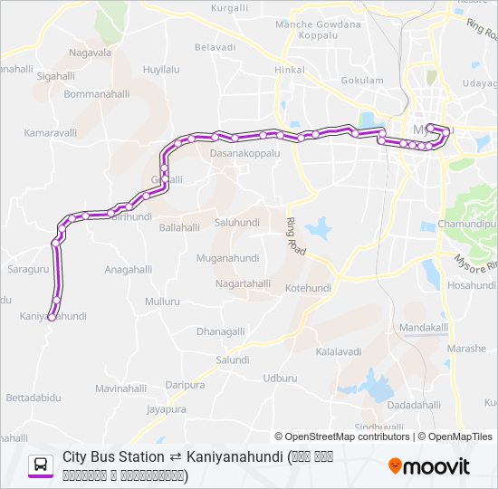 256 bus Line Map