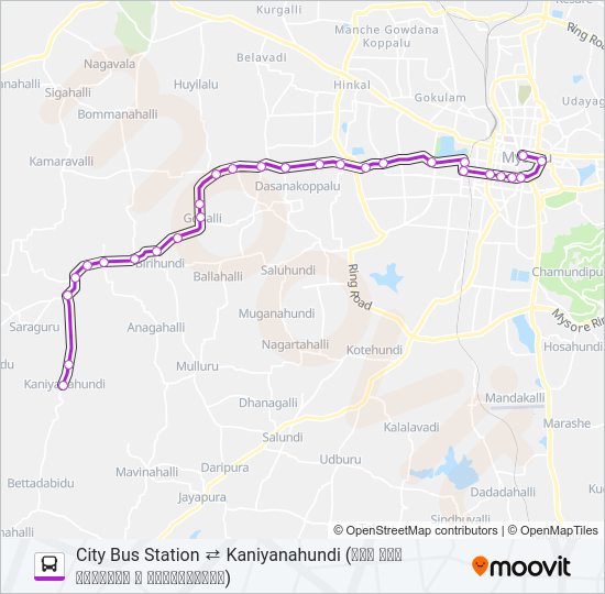 256 Bus Line Map