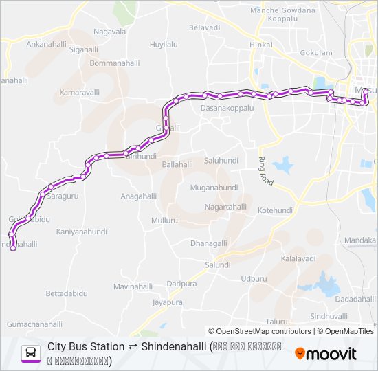 259 Bus Line Map