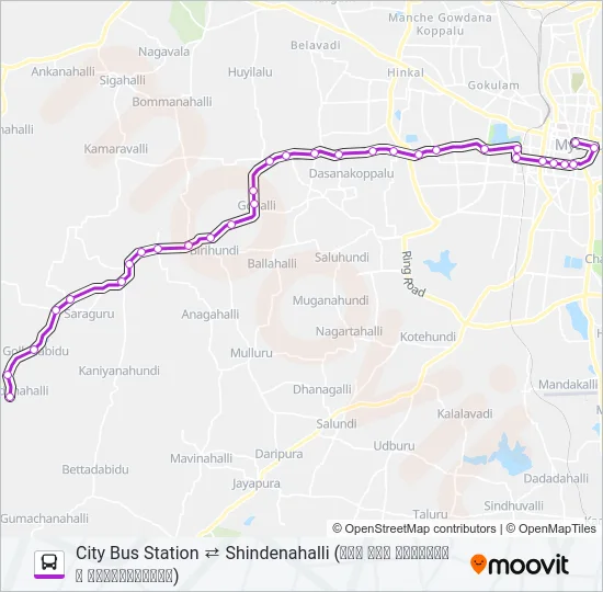 259 Bus Line Map