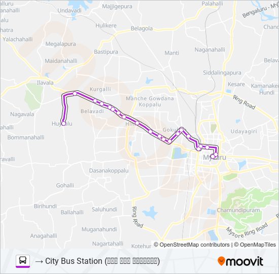 260 bus Line Map