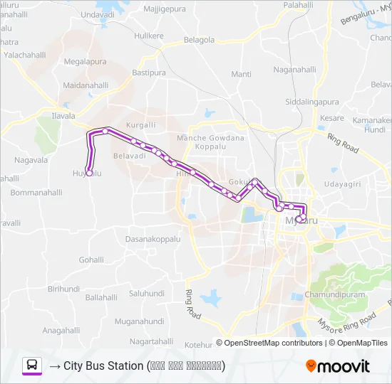 260 Bus Line Map
