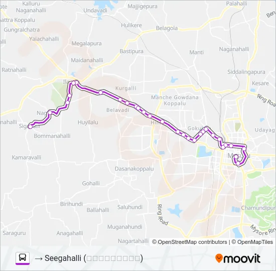261 Bus Line Map