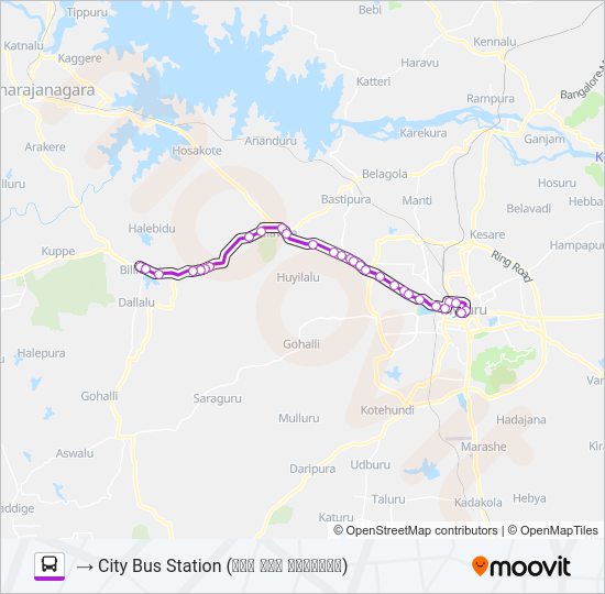 265 Bus Line Map