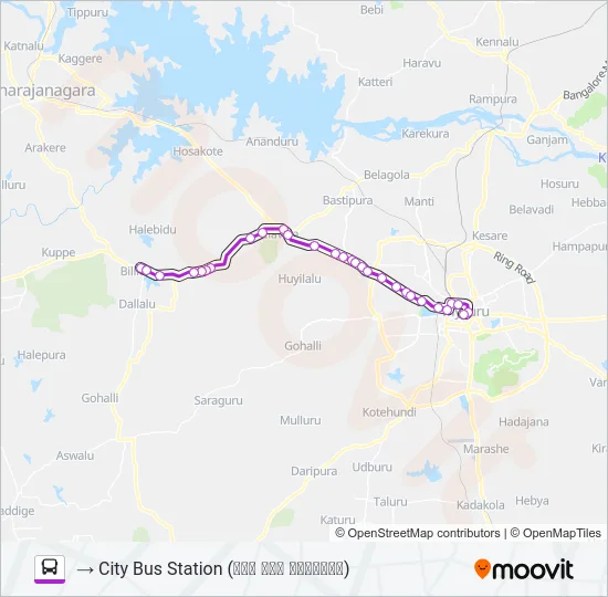 265 Bus Line Map